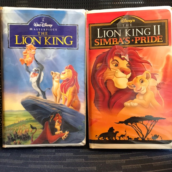 Disney Media Disney The Lion King The Lion King Ii 2 Vhs Tapes